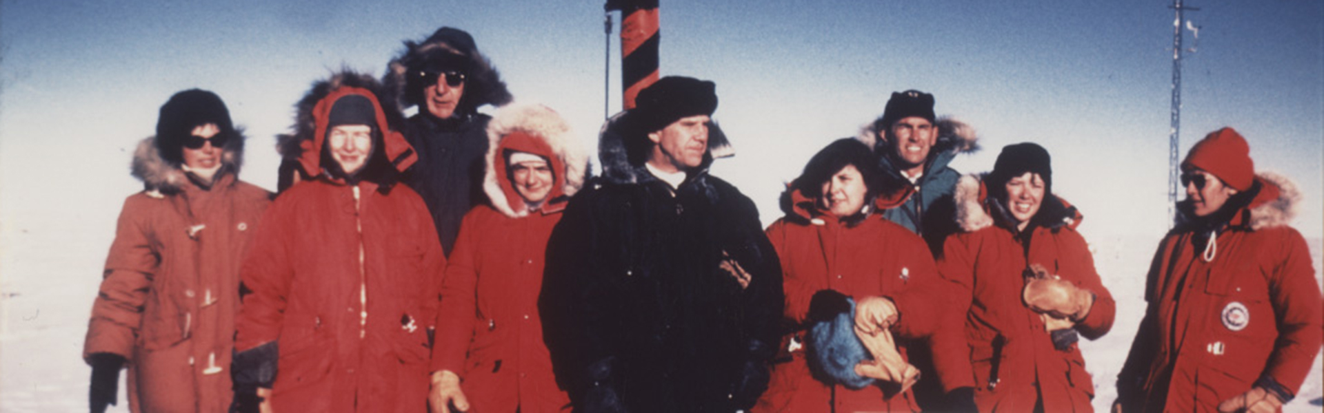 How did the first all-woman scientific team from the United States come to work in Antarctica?