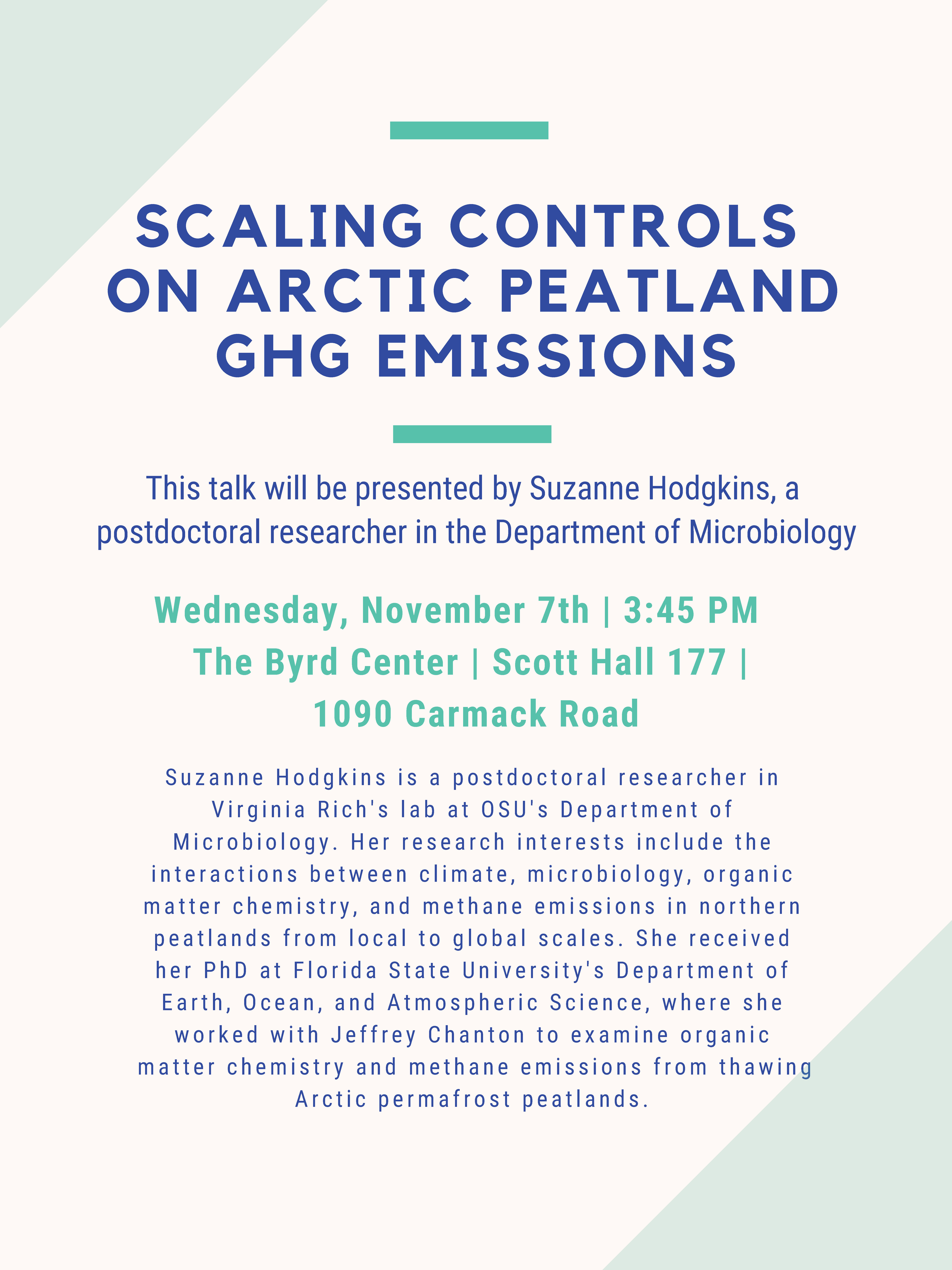 SCALING CONTROLS ON ARCTIC PEATLAND GHG EMISSIONS