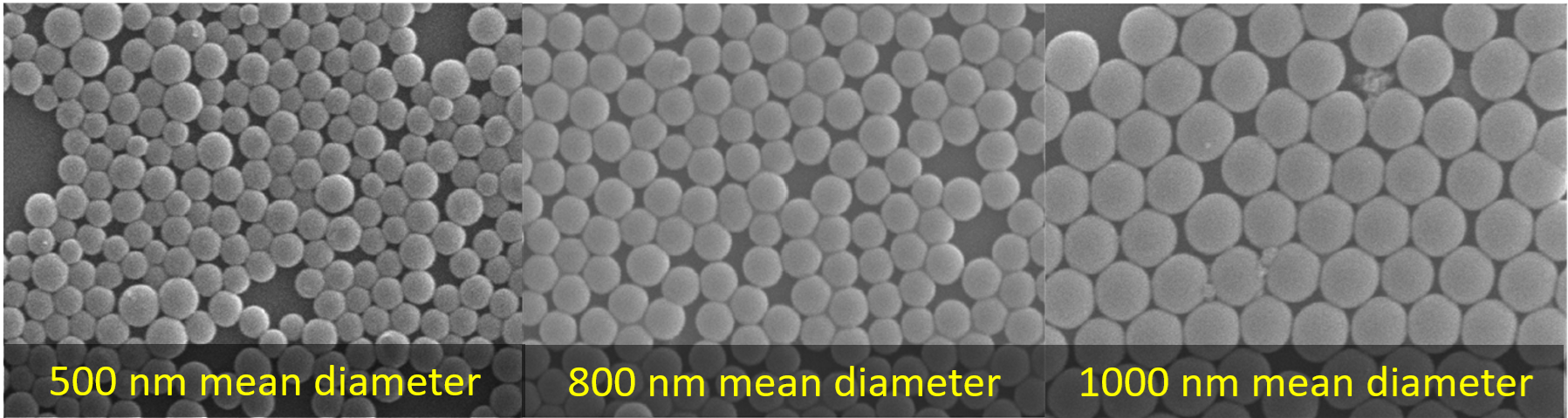 Nanoparticles seen under an electron microscope.
