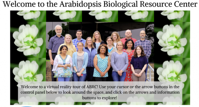 ABRC staff and researchers in front of facility