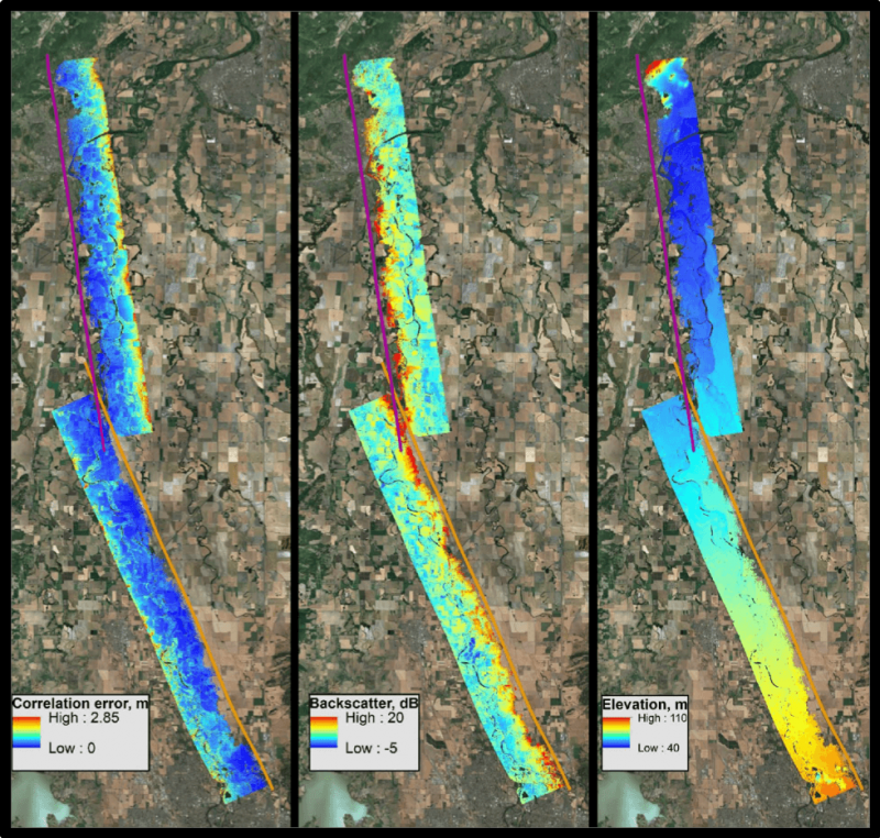 AirSWOT Data on the Willamette River