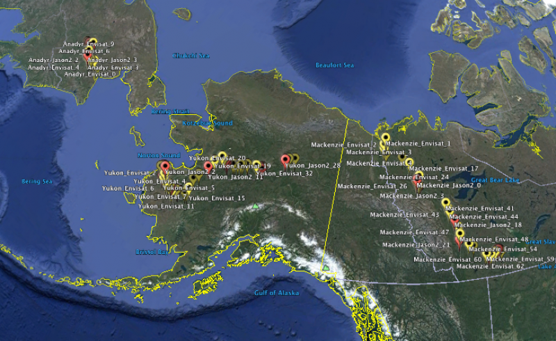 GRRATS Map of Alaska with major cities