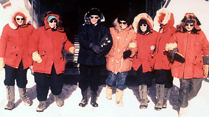 Left to right, Terry Lee Tickhill, Lois Jones, Pam Young, Eileen McSaveney, Kay Lindsay and Jean Pearson