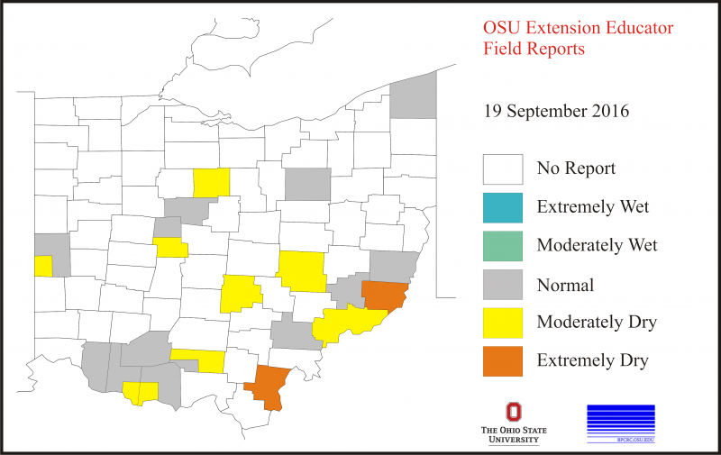 Field Conditions, 9/19/2016 Field Conditions 9/19/2016