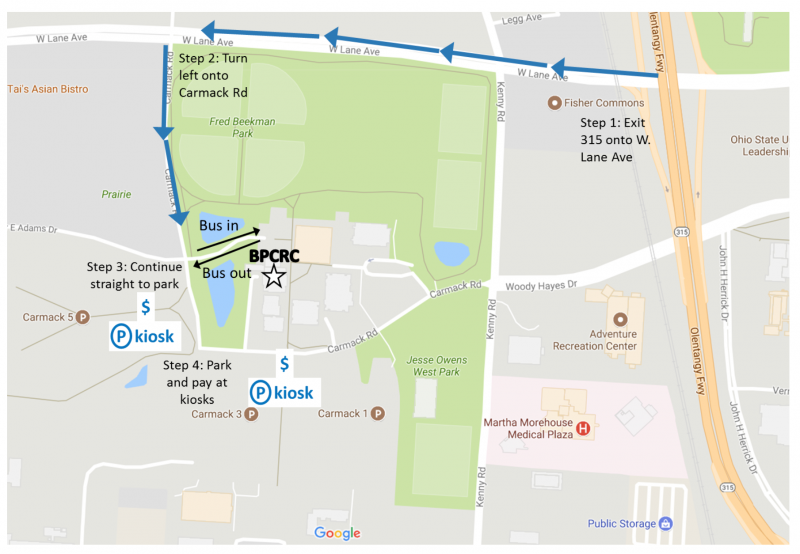Map of West Campus Map of West Campus