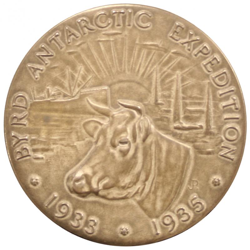 Byrd Antarctic Expedition Dairy Industry medal (front)