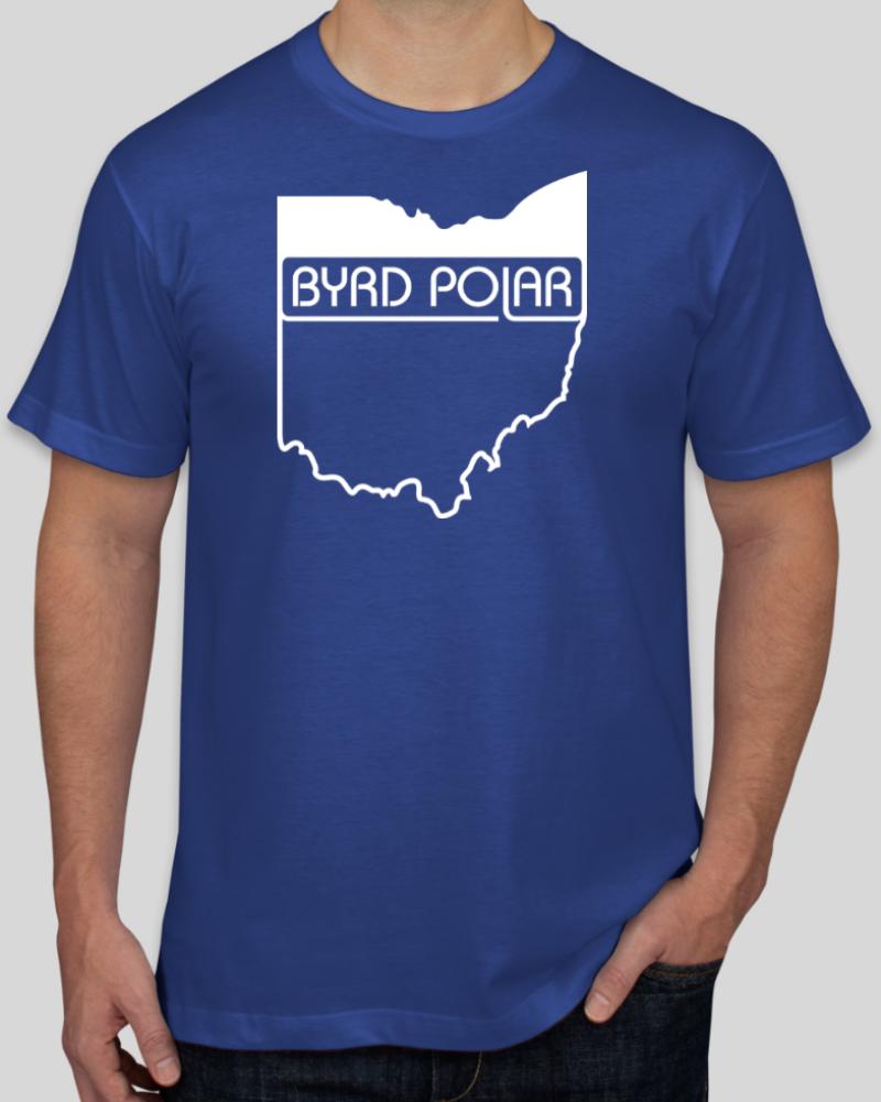 Byrd 60 Years T-Shirt | Blue (back)
