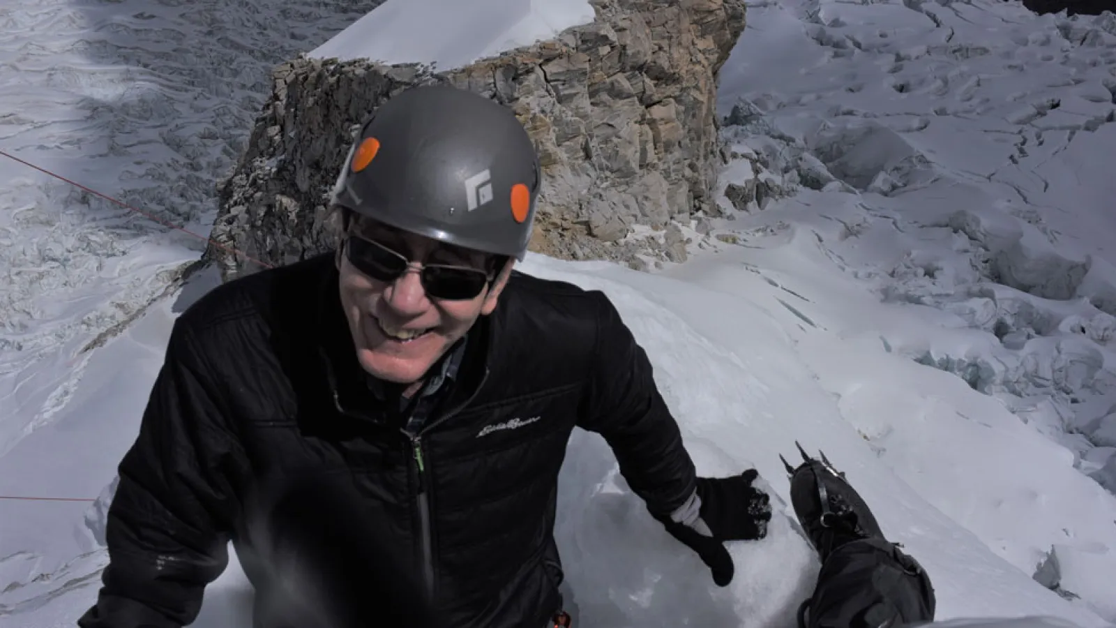 Lonnie Thompson of Ohio State on 2019 Huascaran expedition (Photo credit: Todd Johnston, Article: Kristen Pope, Yale Climate Connections)