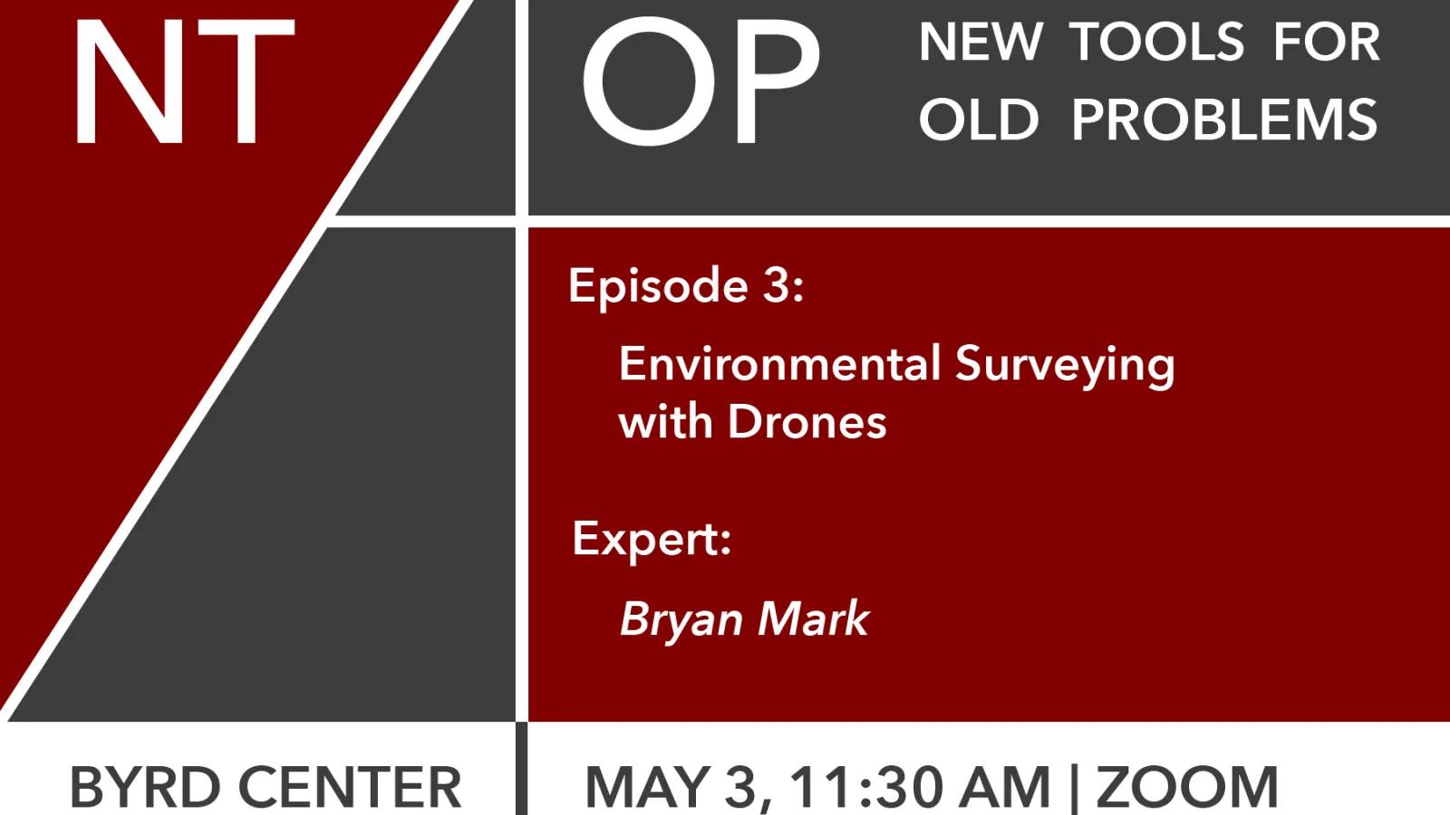 New tools for old problems banner