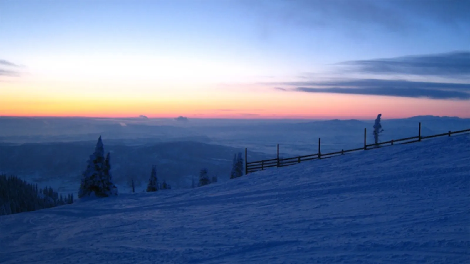 The Colorado Rockies: taken near Storm Peak Laboratory, 2010, at sunrise.
