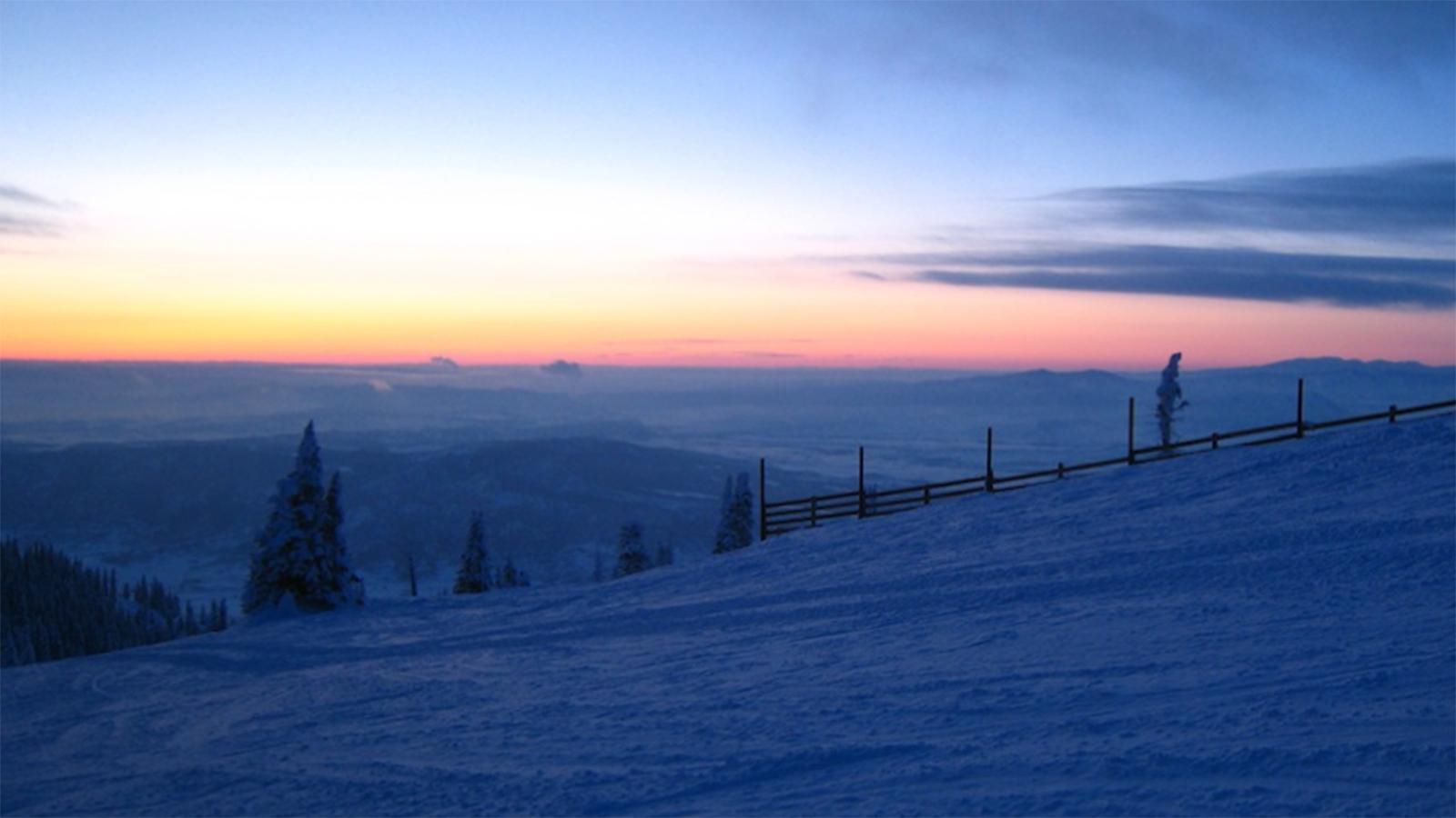 The Colorado Rockies: taken near Storm Peak Laboratory, 2010, at sunrise.