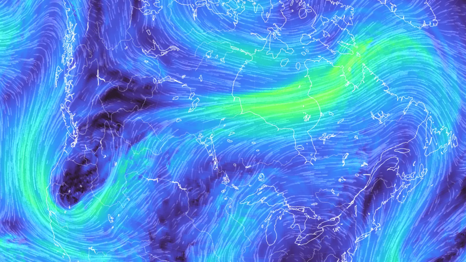 Fluid Earth with bright blue and green swirls 