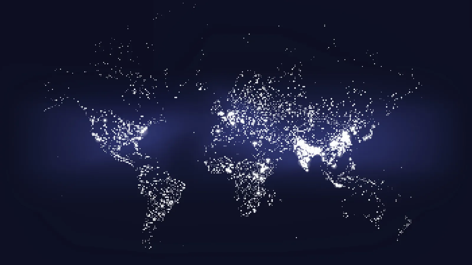 Institute of Population Growth displayed on a world map 