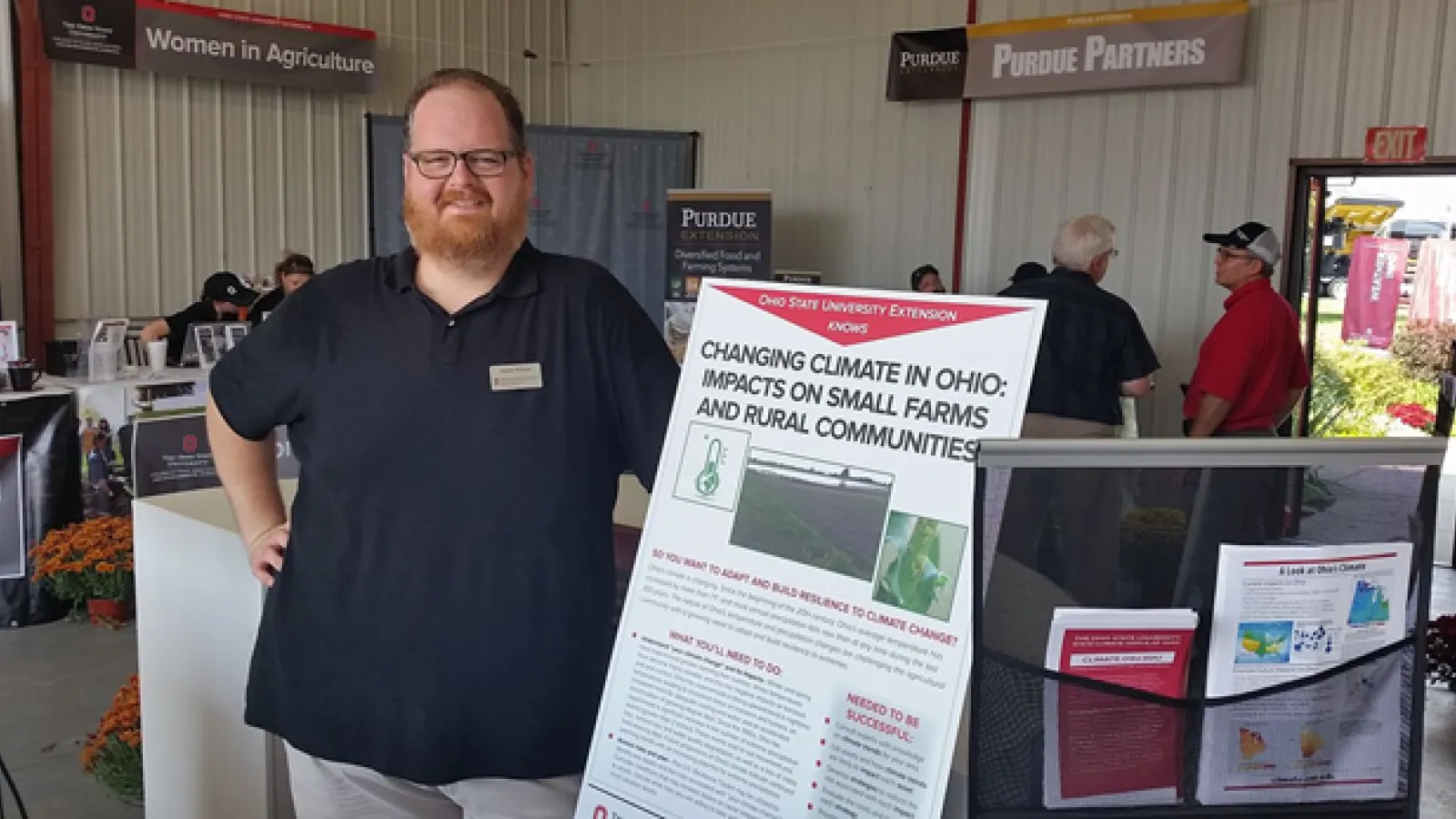 Aaron at Farm Science Review