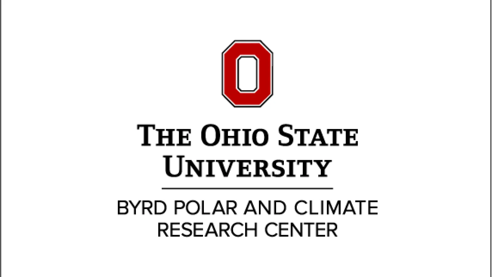 Byrd Polar and Climate Research Center stacked logo
