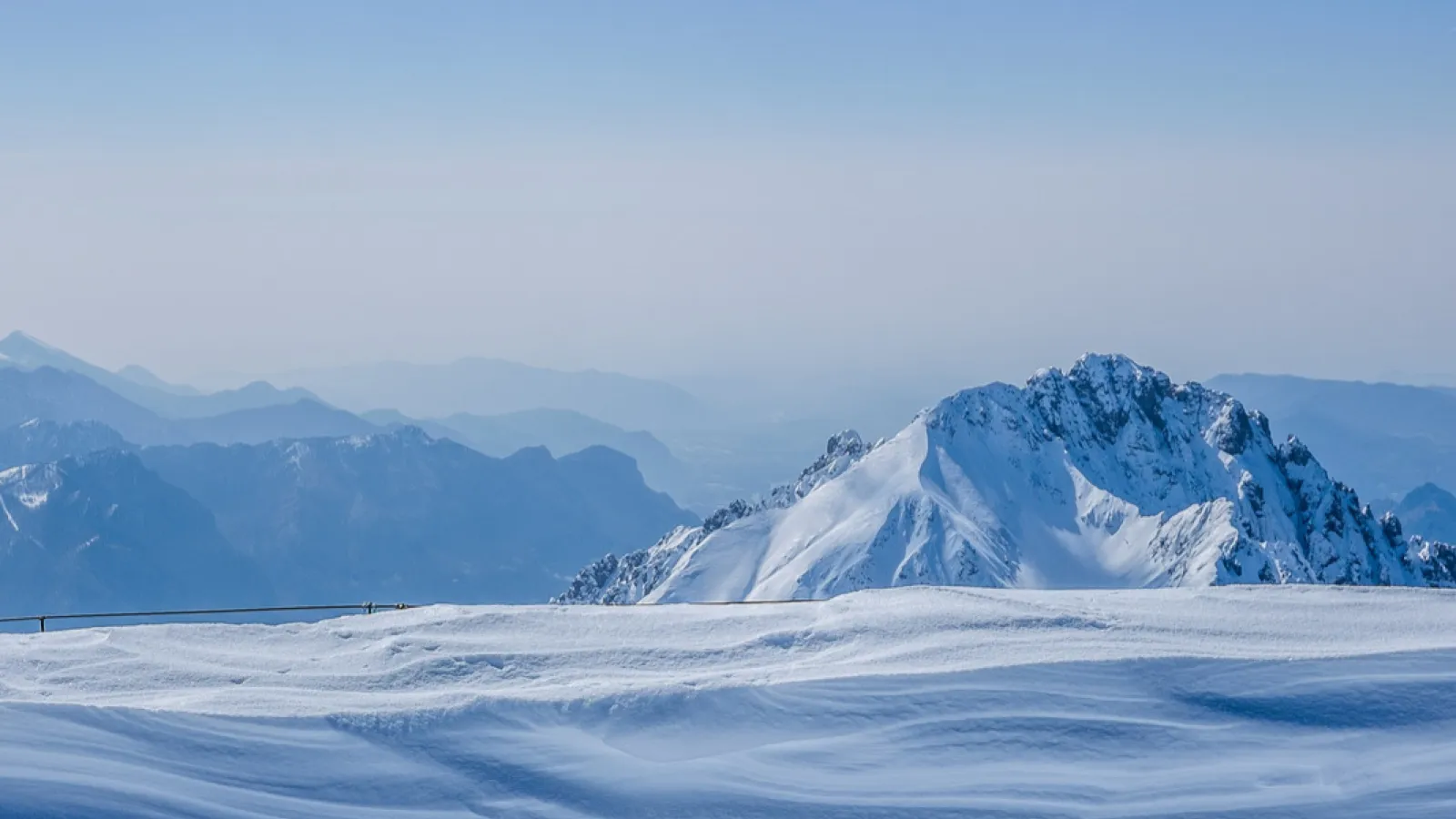 Snow covered mountain