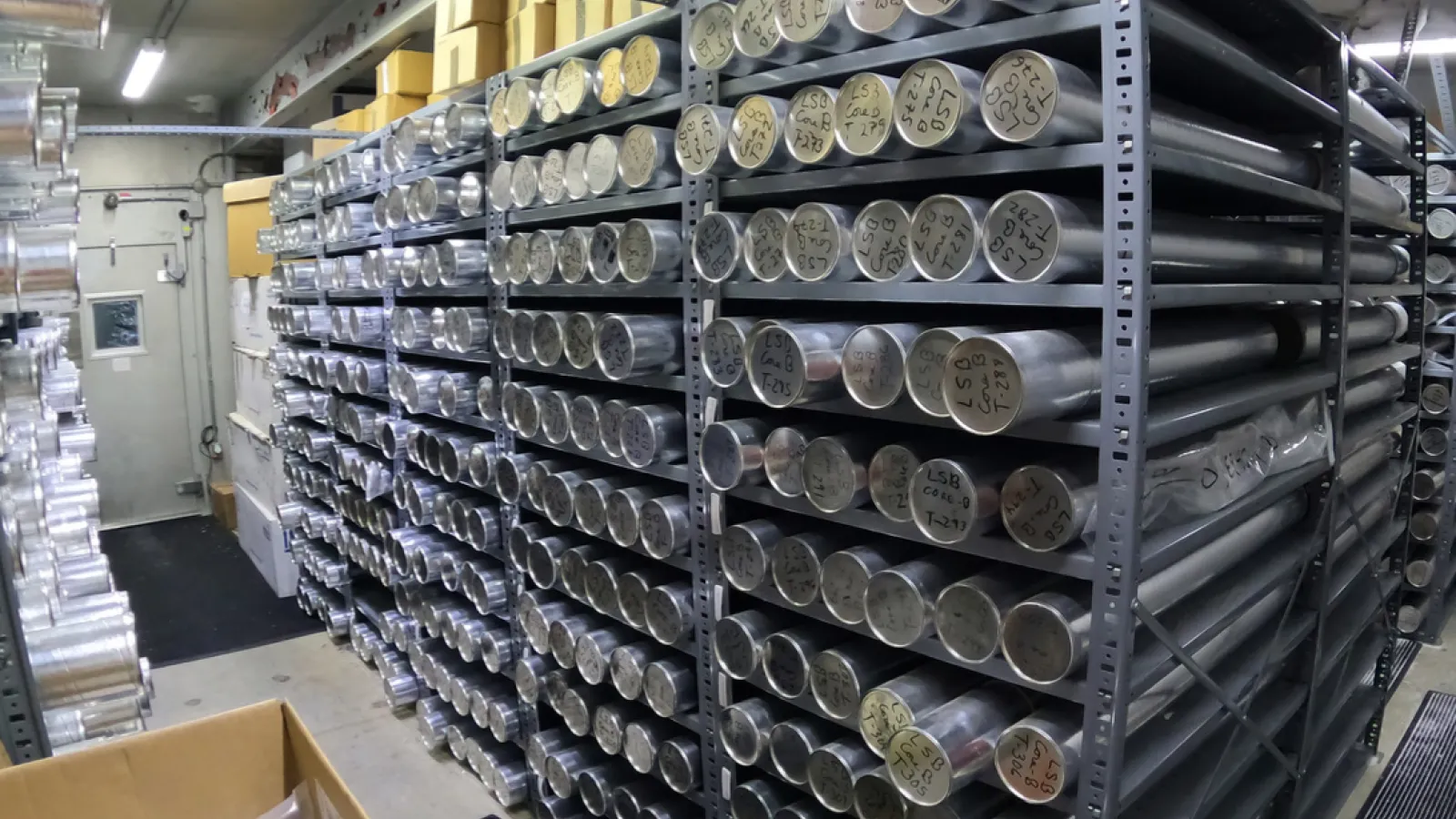 The ice core freezer.