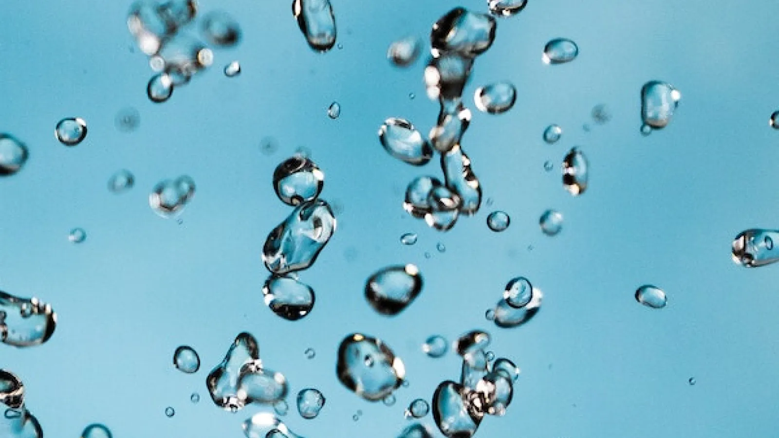 bubbles flowing through water