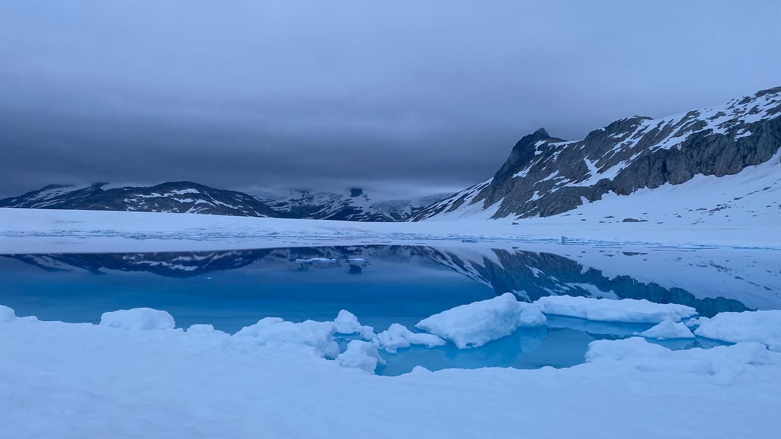 Landscape of a glacier