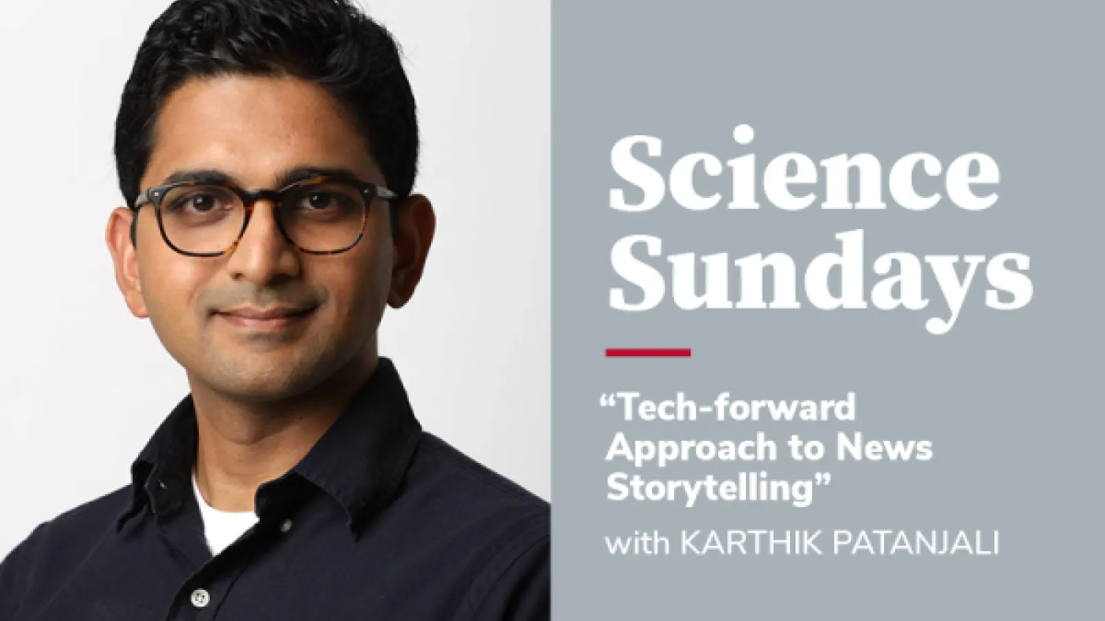 Portrait of Karthink Patanjali