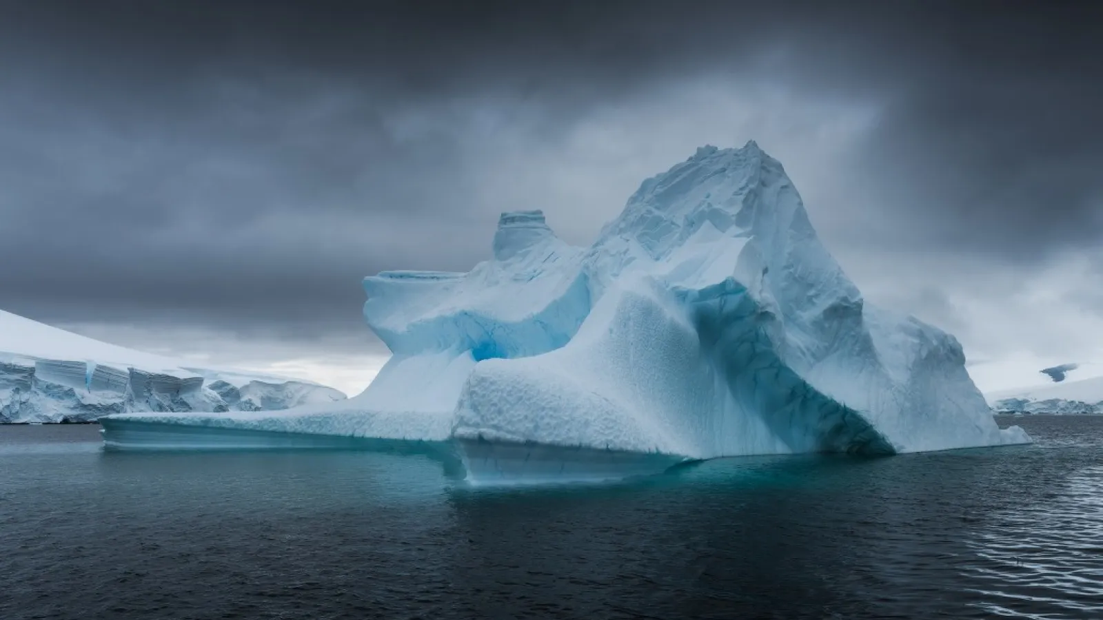Landscape of a glacier