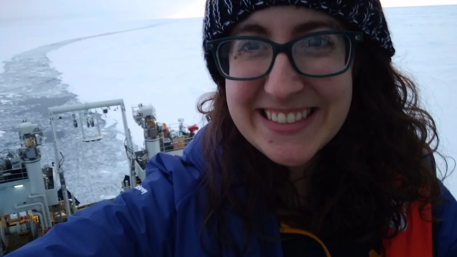 Portrait of Dr. Allyson Tessin in the Artic