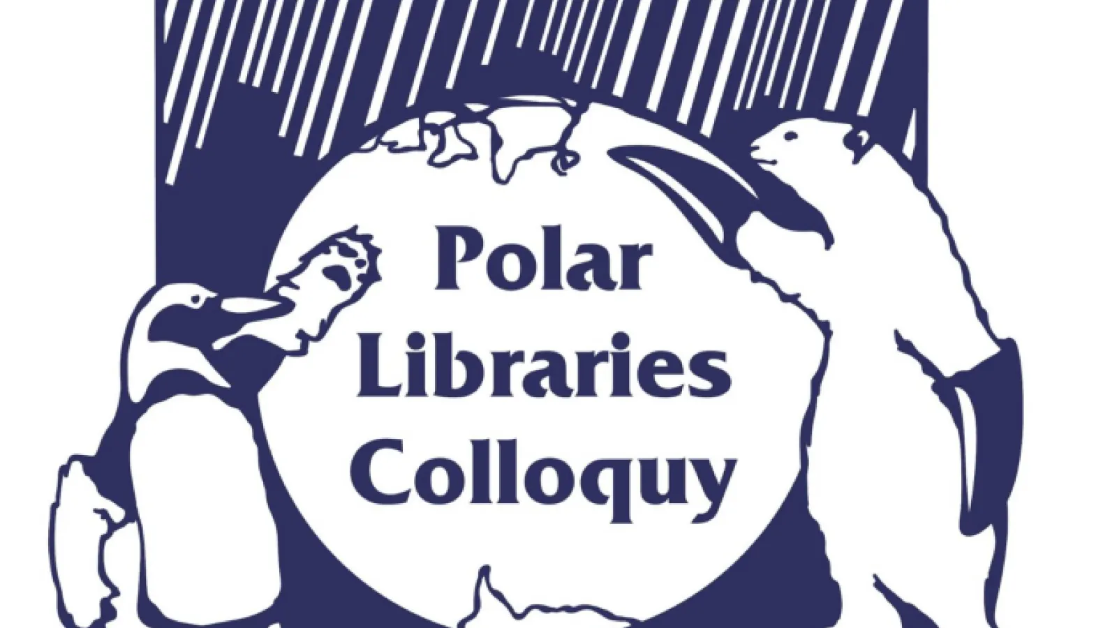 Polar Libraries Colloquy logo featuring a penguin, polar bear, and globe