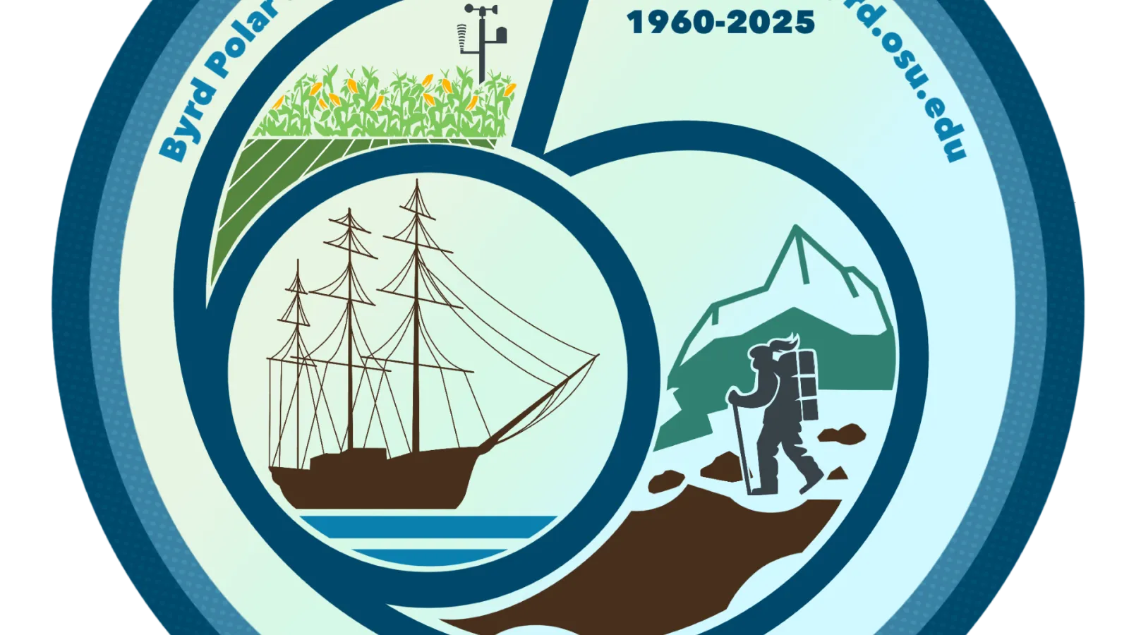 Byrd Center 65th anniversary logo