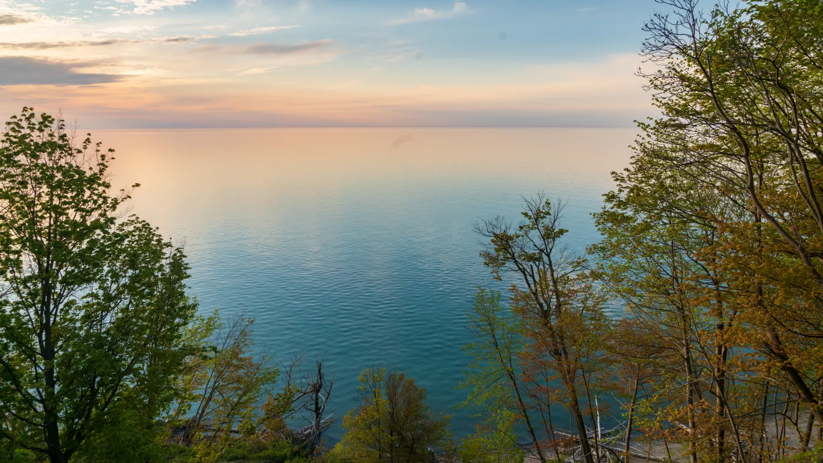 The Coast line of Lake Erie