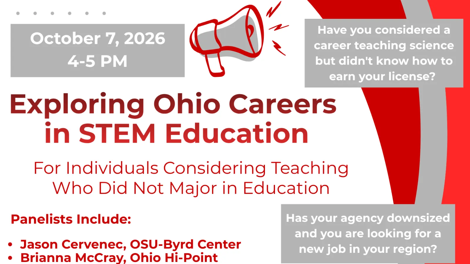Exploring Ohio Careers in STEM Education