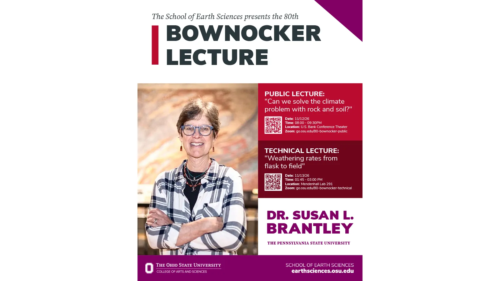 bownocker lecture poster with description