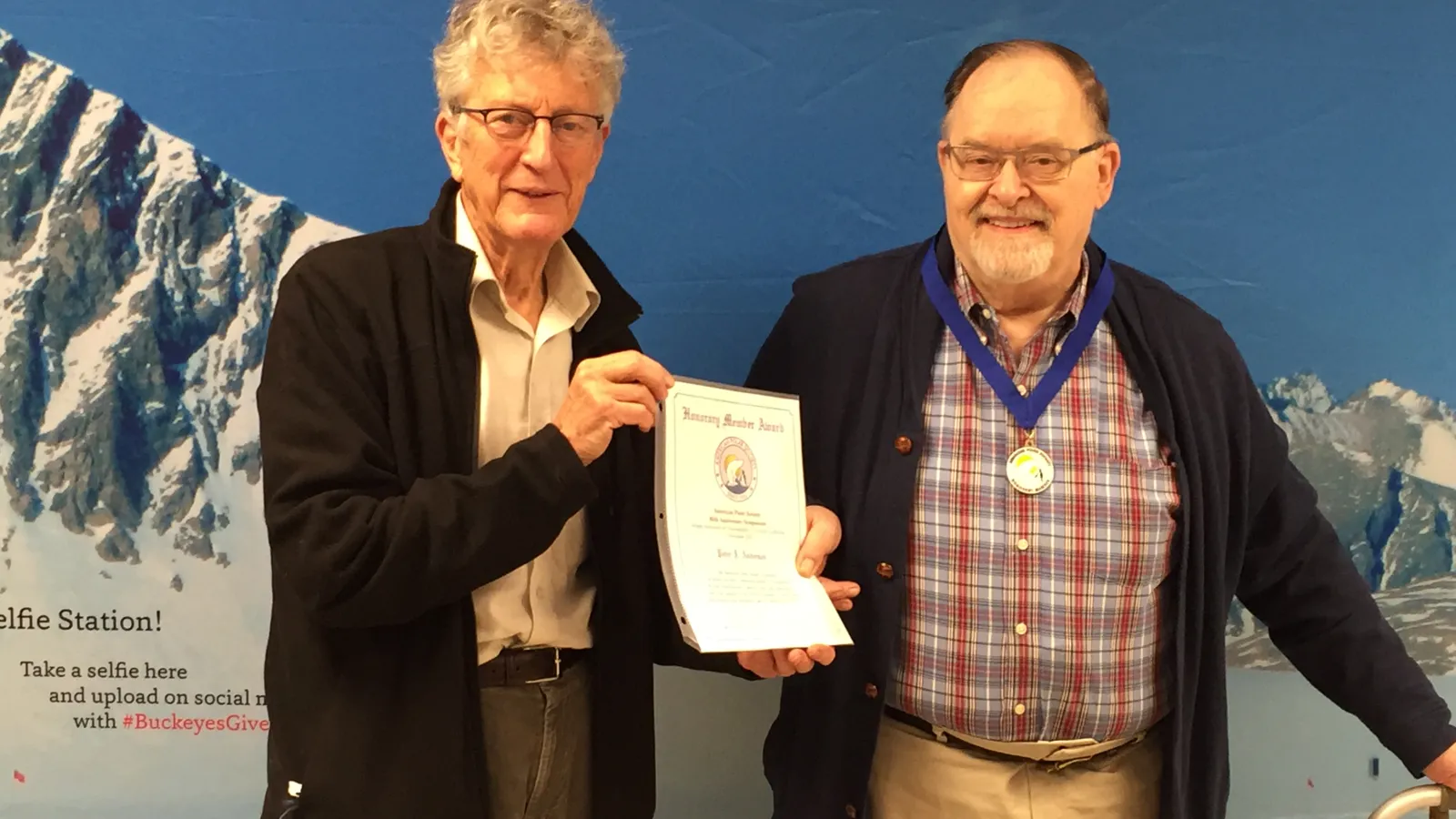 David Elliot and Pete Anderson, APS Award