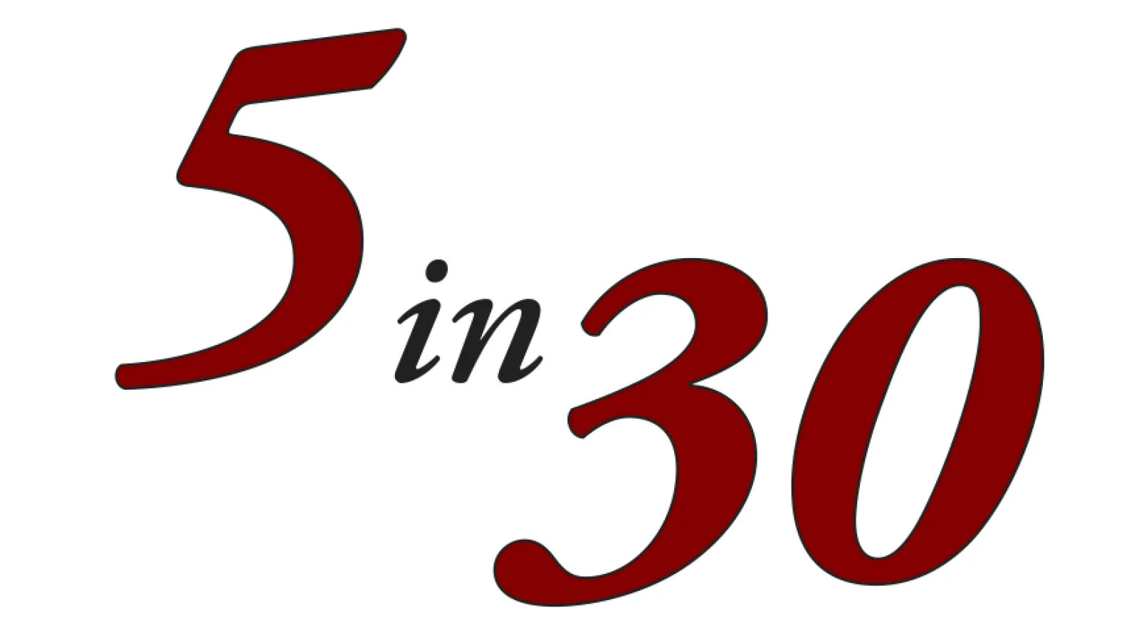 5 in 30 - Flash Talks