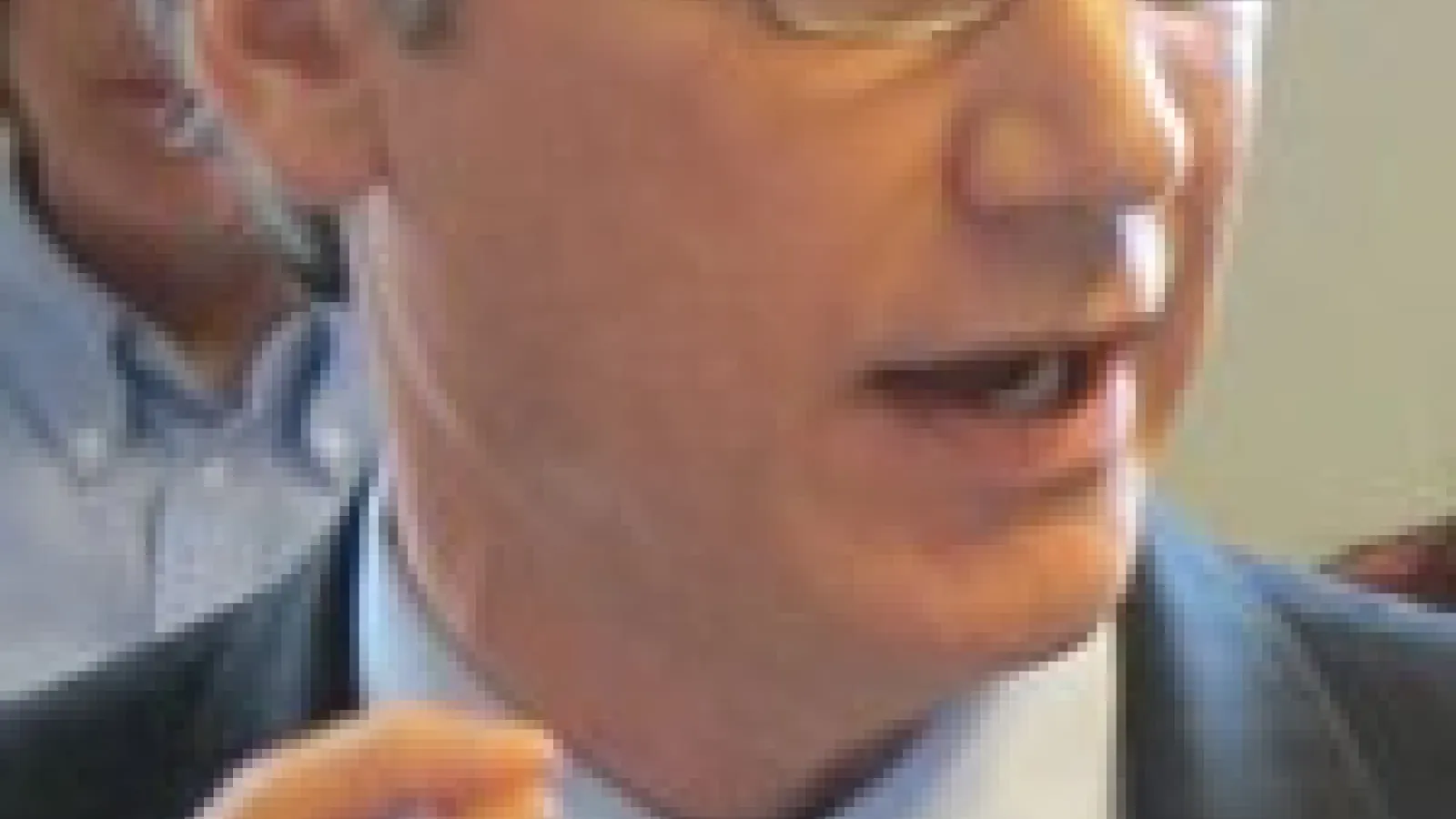 Action shot of Andrew Light speaking