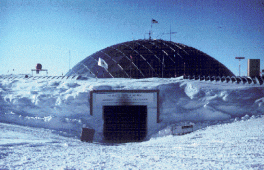 reseach station in South Pole, Antarctica.