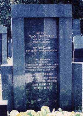 A grave stone written in German