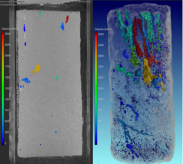 CT scan of ice