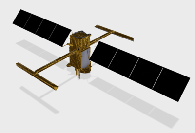 Artist rendering of a SWOT satellite by JPL Nasa