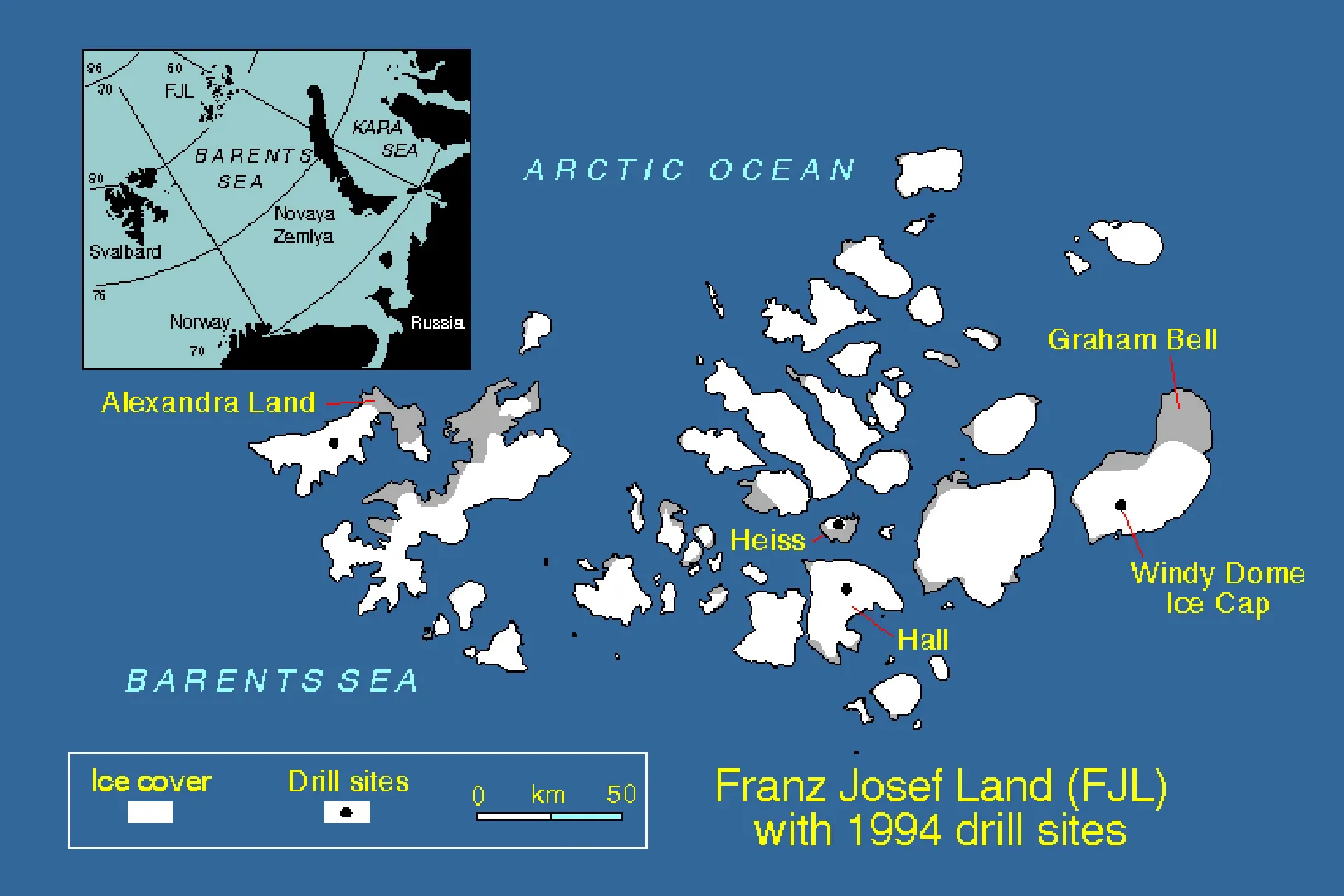 Franz Josef Land, Russia.