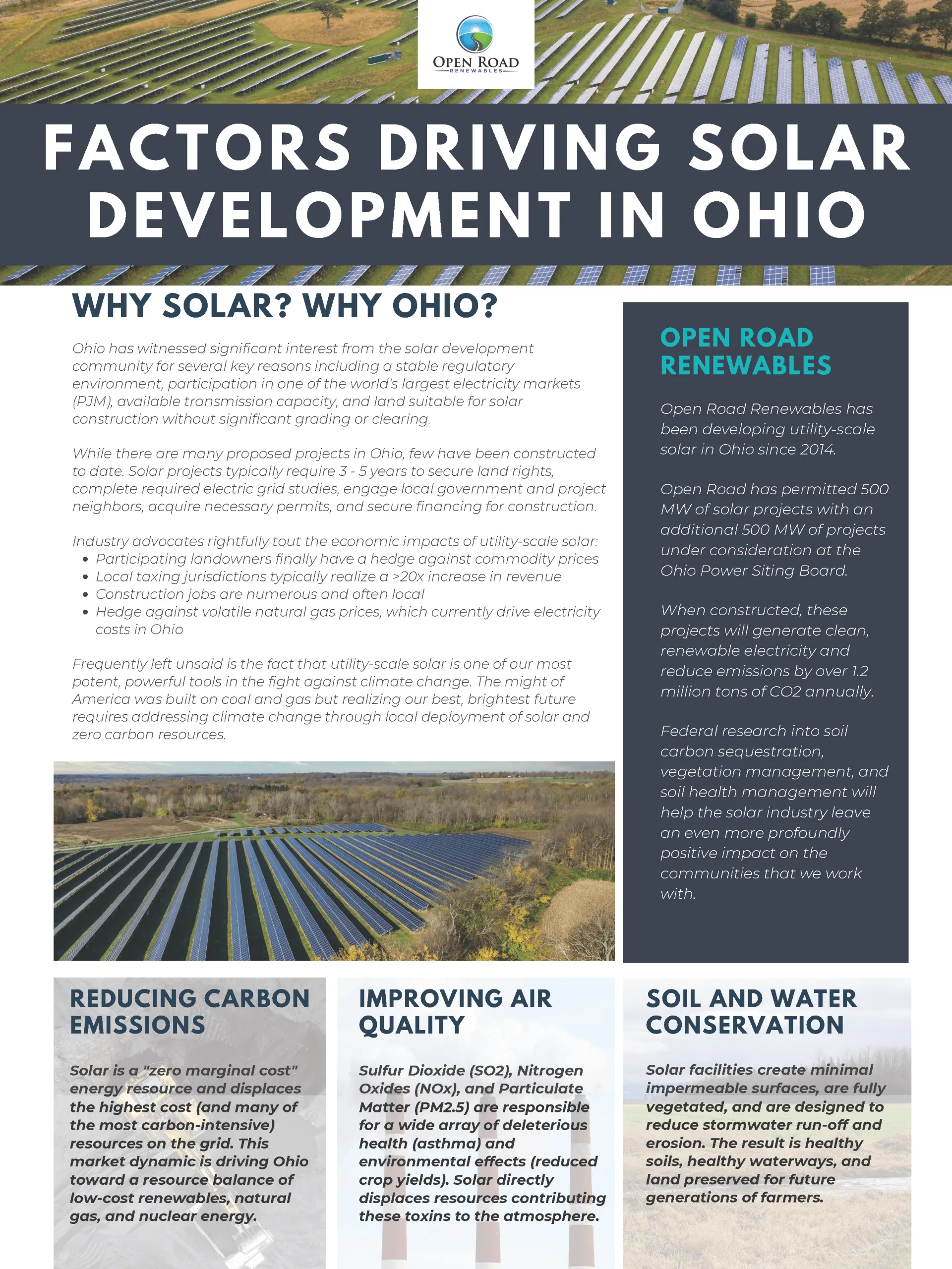 Samantha Sawyer: Factors Driving Solar Development in Ohio
