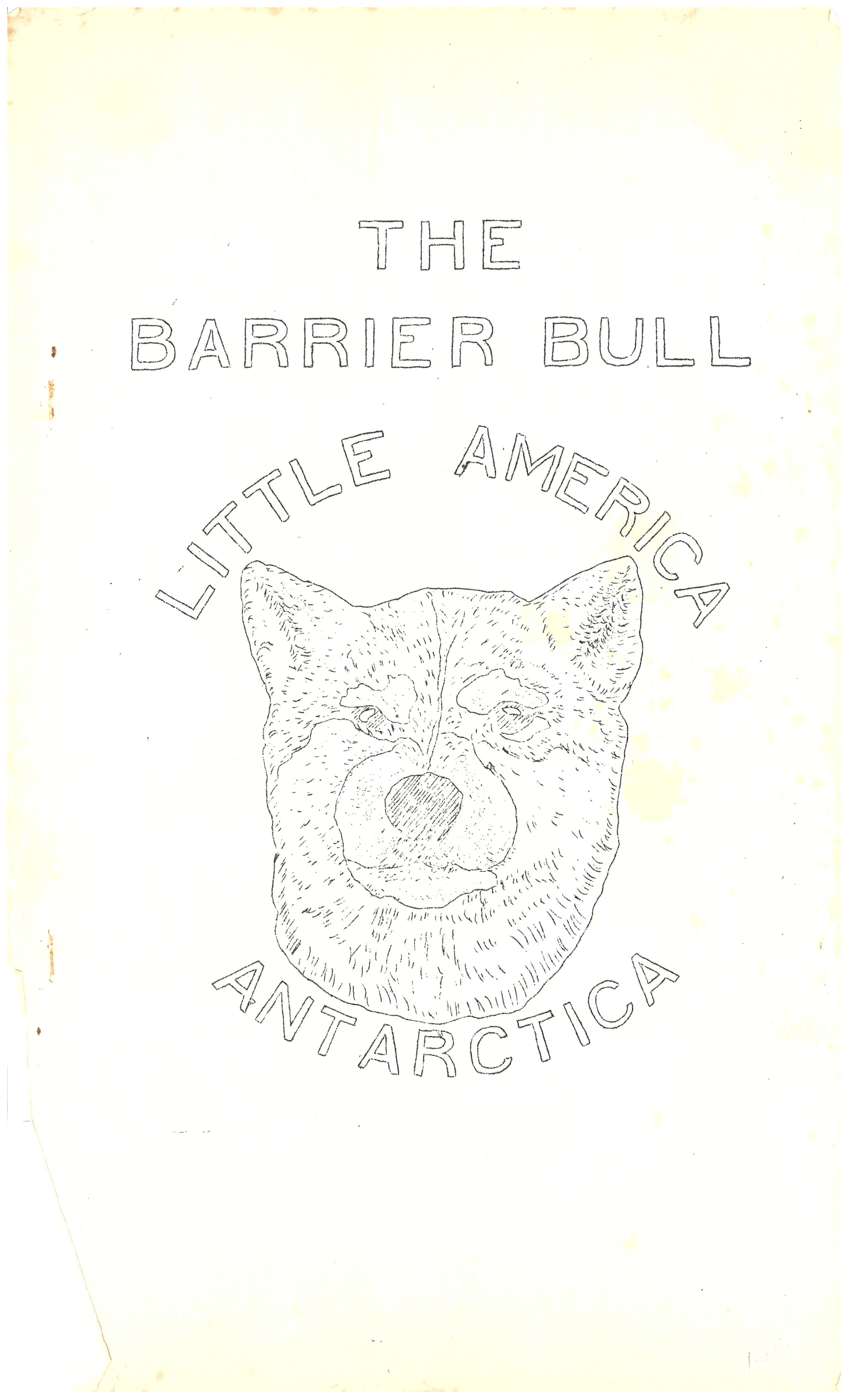 The cover of the magazine "The Barrier Bull"
