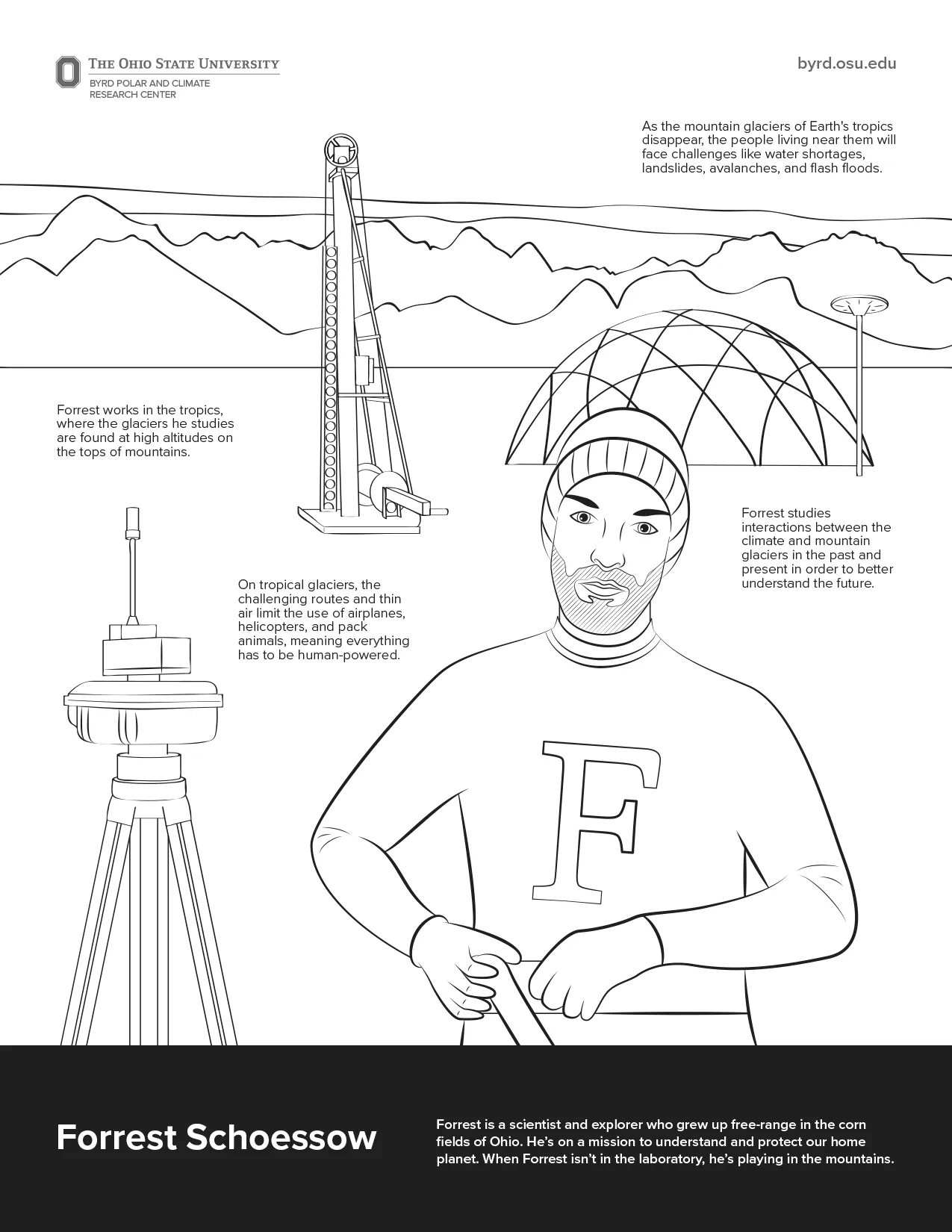 Science Snapshot Coloring Book: Forrest Schoessow