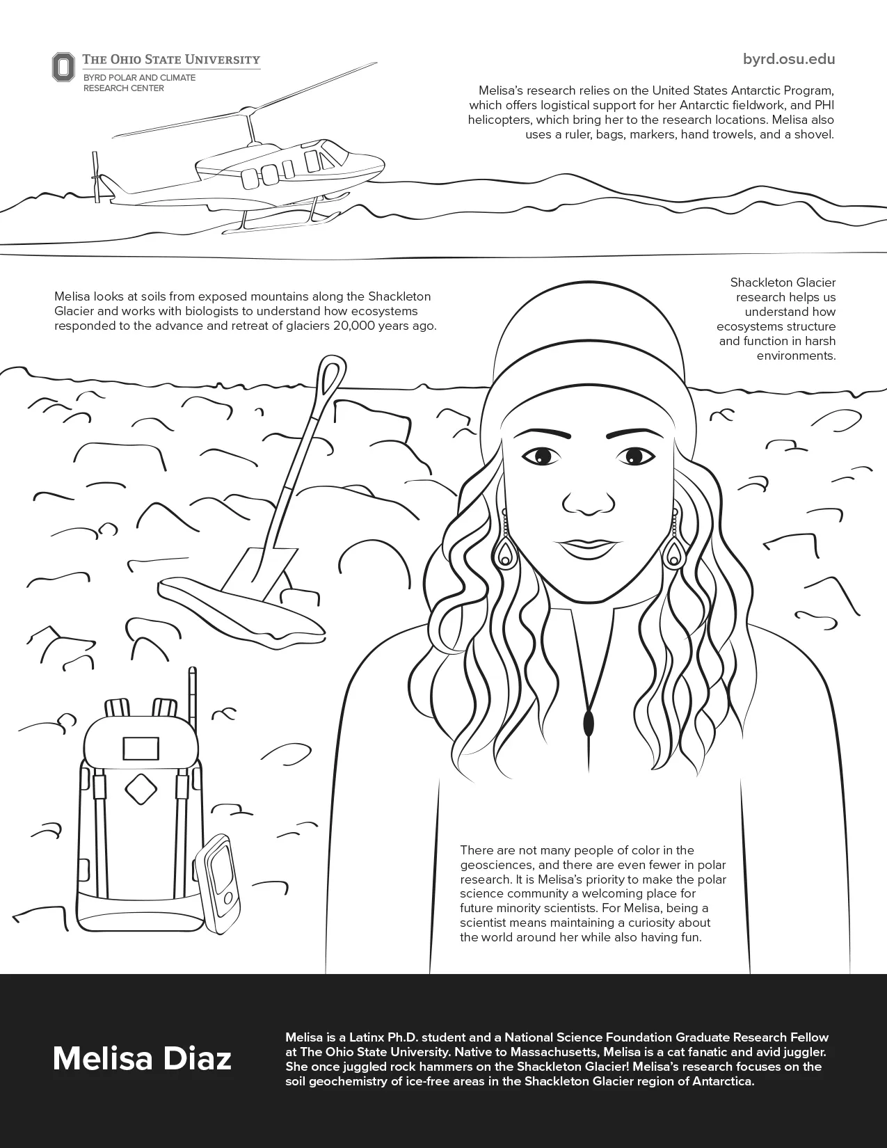 Science Snapshot Coloring Book: Melisa Diaz