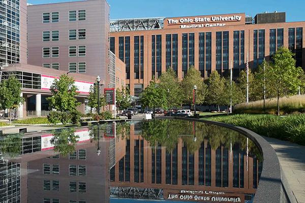 the outside of the Wexner Medical Center