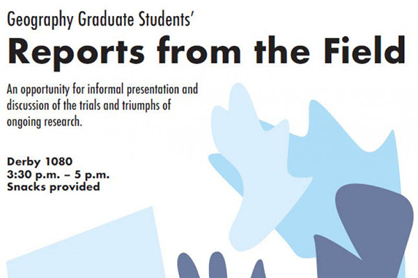 Reports from the field poster