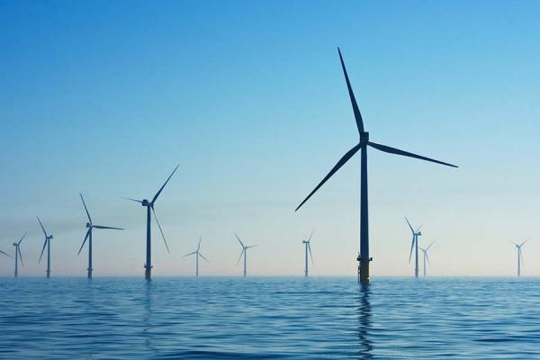 Image of offshore wind turbines