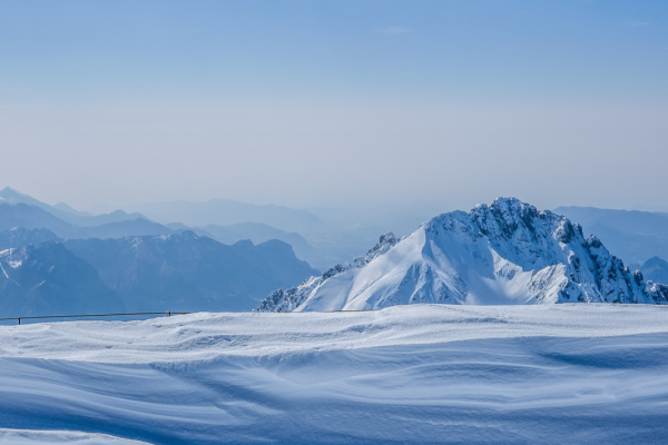 Snow covered mountain