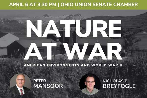 Event anouncement for Nature at War seminar