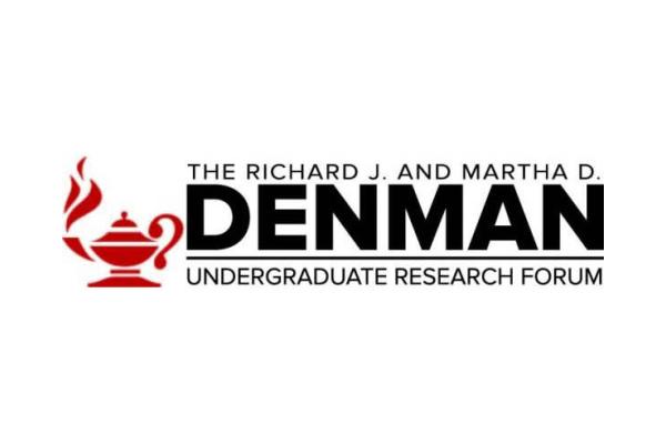 The Richard J. and Martha D. Denman Undergraduate Research Forum Logo