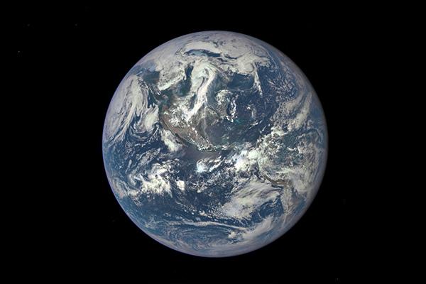 A space image of planet Earth from NASA